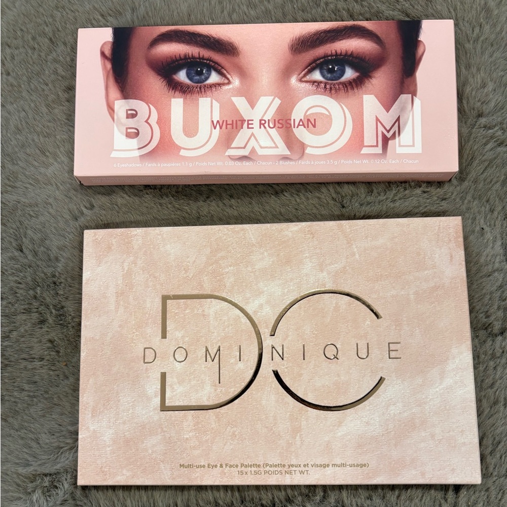 Eyeshadow neutral palette bundle Buxom White Russian Dominique transition new